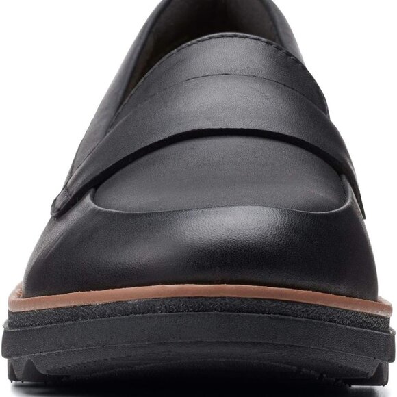 Women's Neiley Pearl Faux Leather Shoes 9 Black Comfort Support Traction - Picture 4 of 4